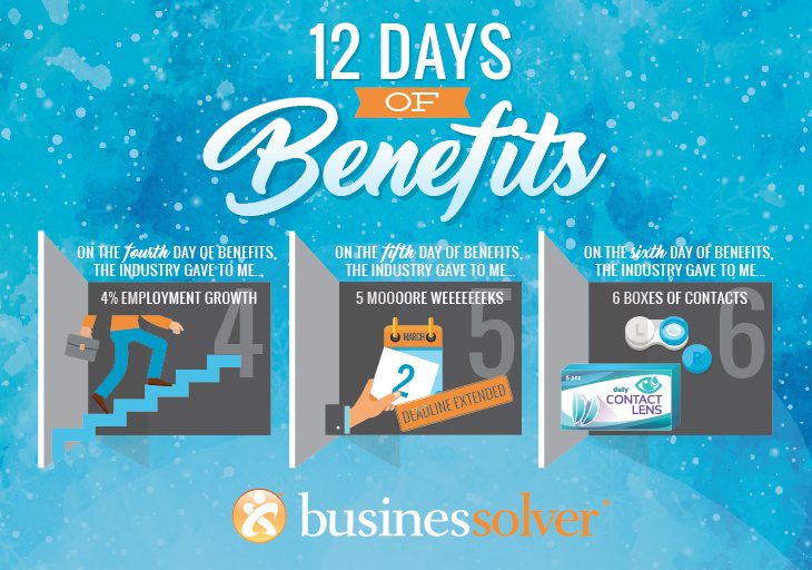 The 12 Days of Benefits, Days 4-6