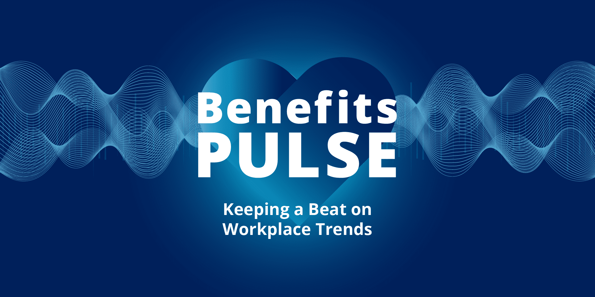 Blue Heart. Benefits pulse logo